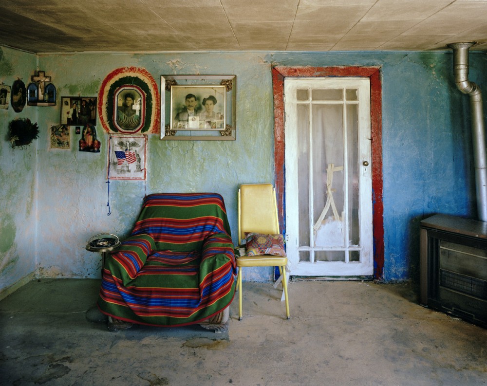 Amadeo Sandoval's living room, Río Lucío New Mexico, June 1985