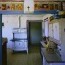 Amadeo Sandoval's kitchen and bedroom, Río Lucío, New Mexico, June 1985
