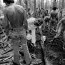 Putting out the fire, The Rainbow Gathering, Alpine Arizona, July 1979