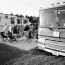 RV Care-A-Vanners, Evening prayer, Habitat for Humanity camp site, Hartsville, South Carolina, 2002